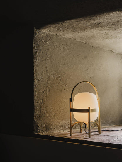 Lantern Glass Table Lamp