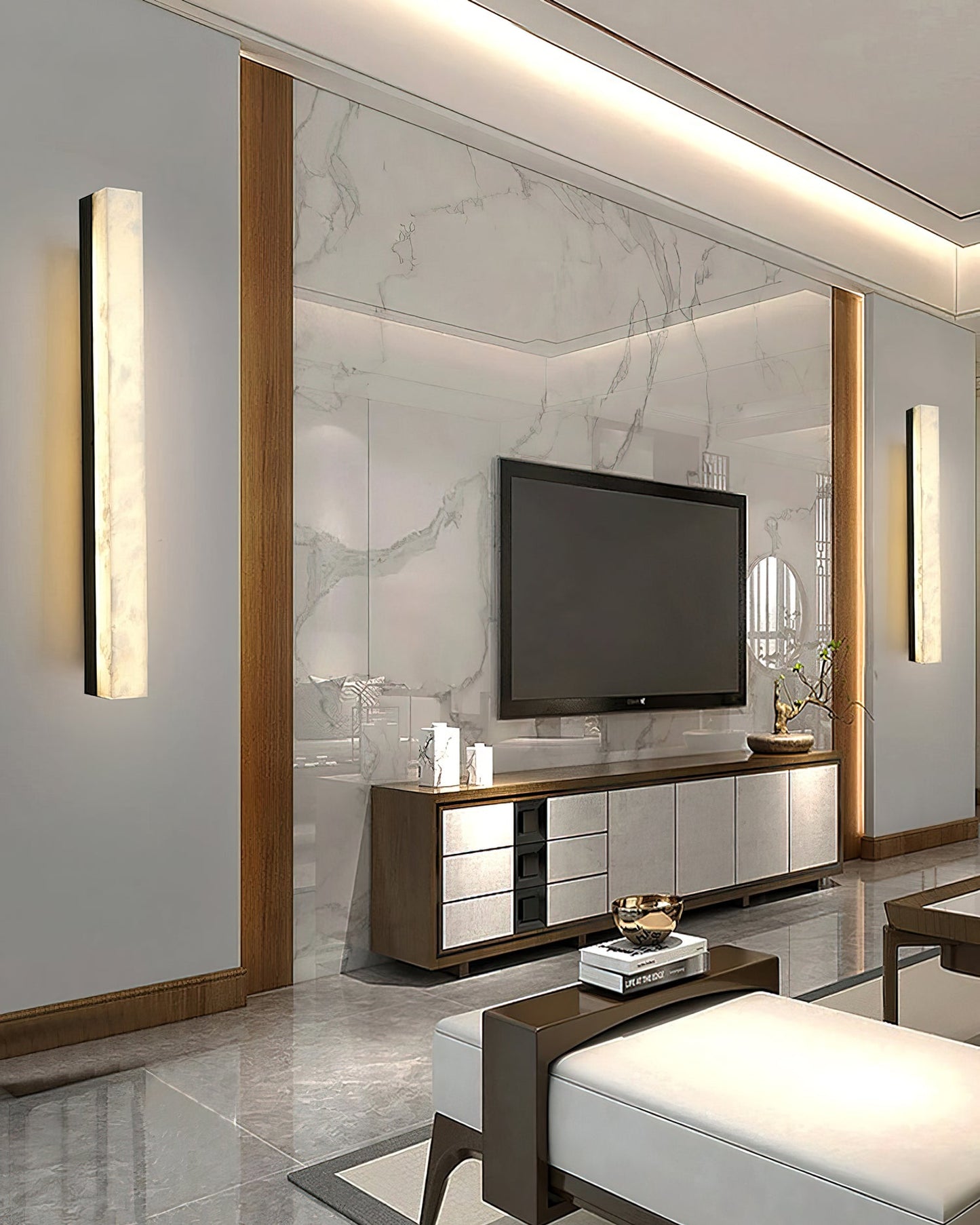 Delaney Alabaster Wall Lamp