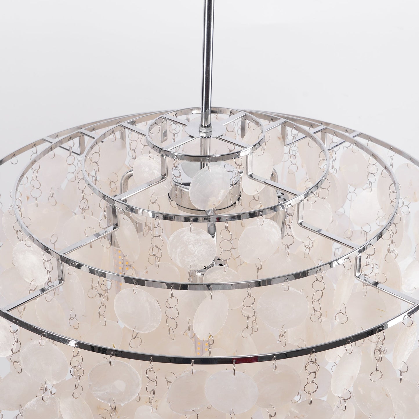 Round Shell Chandelier