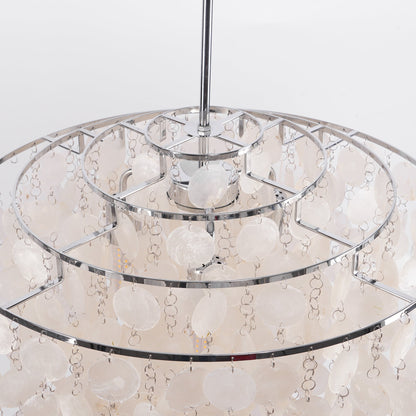 Round Shell Chandelier