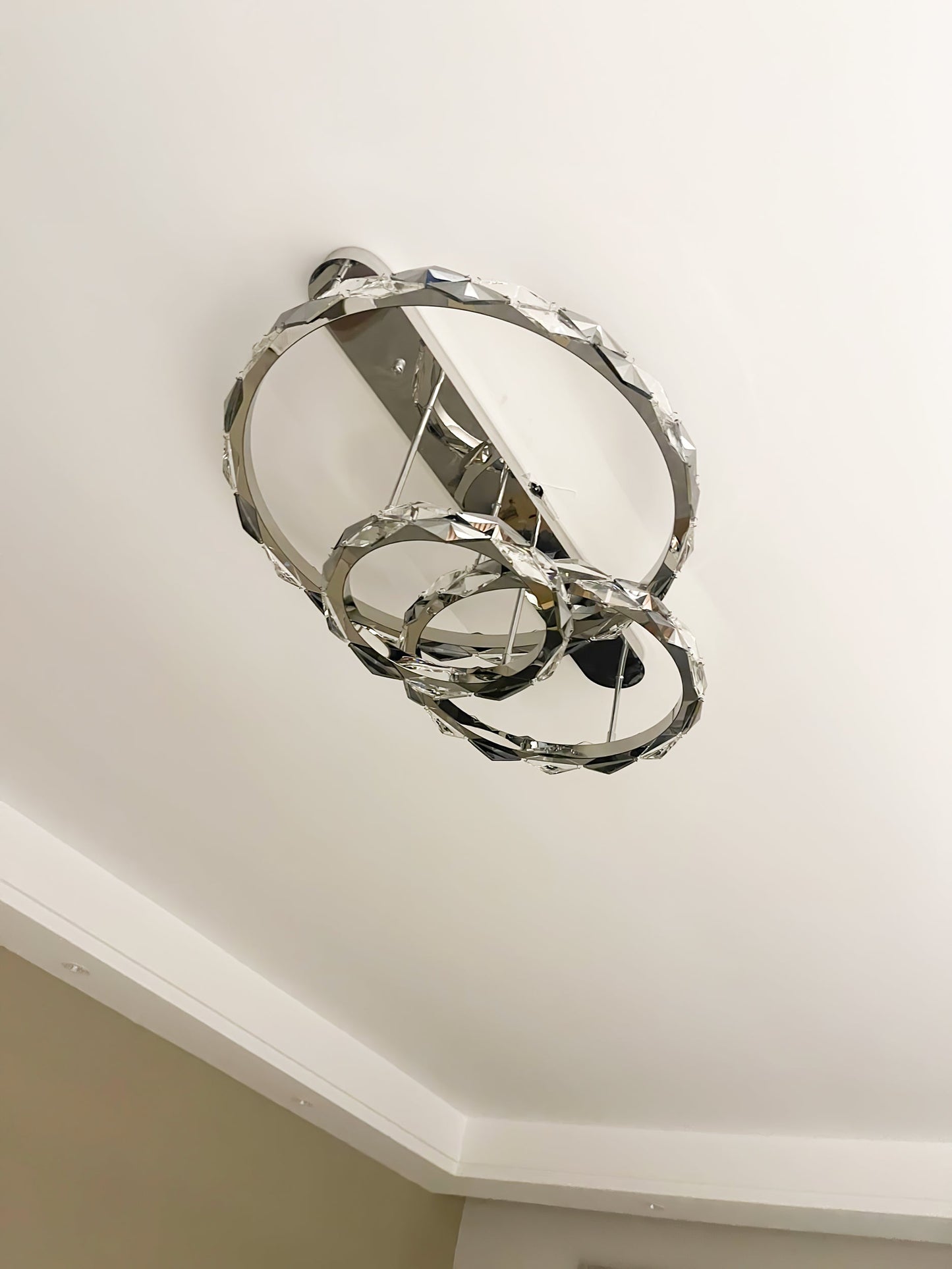 Rhombus Crystal Ceiling Lamp