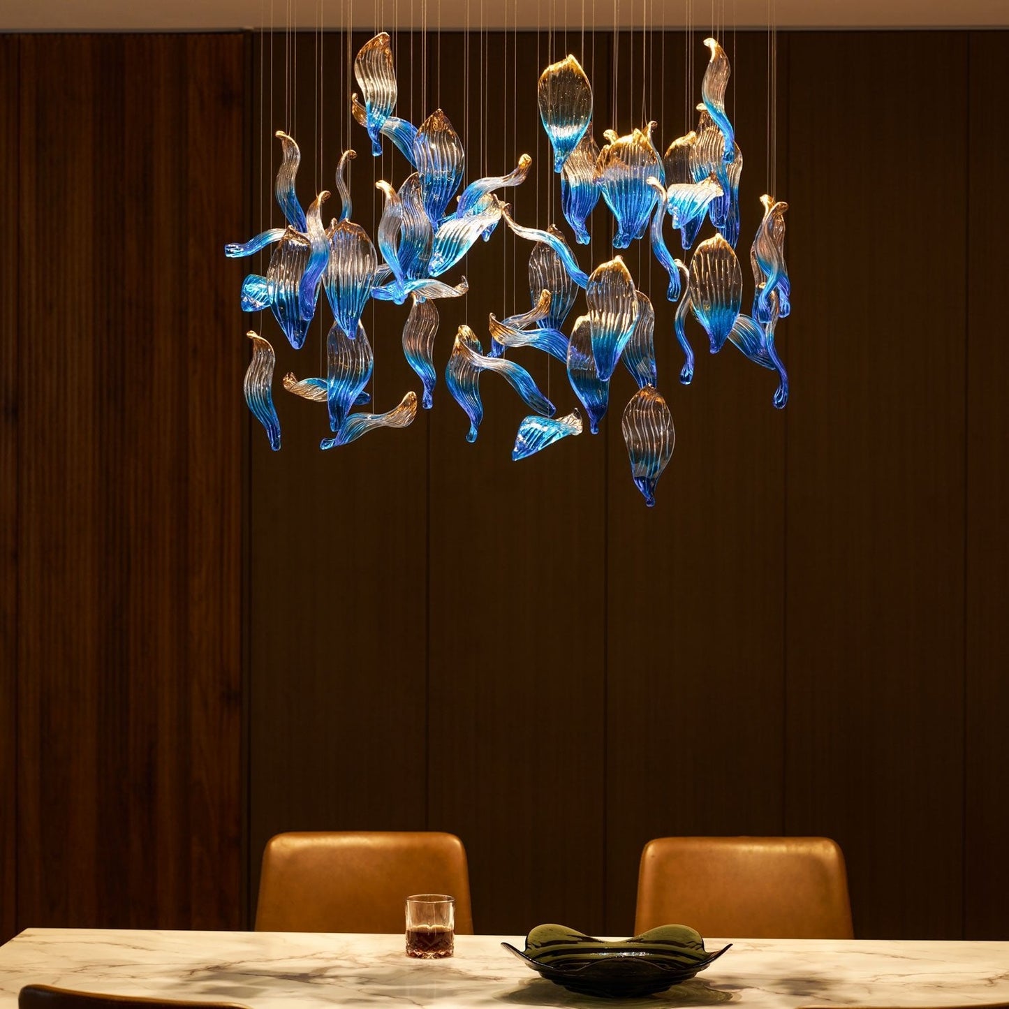 Ocean Drift Blown Glass Customize Chandelier