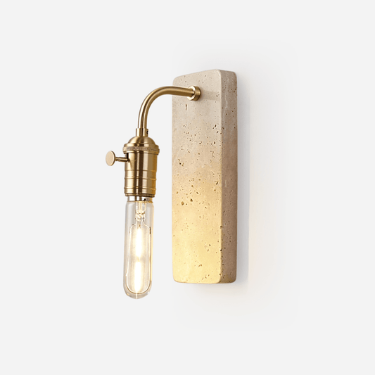 Industrial Stone Sconce