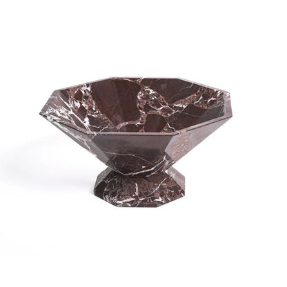 Facet Pedestal Bowl Storage Tray