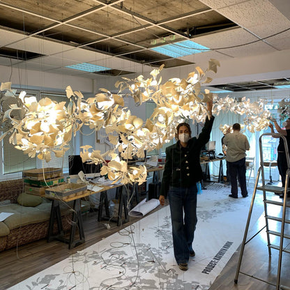 Gingko Chandelier B