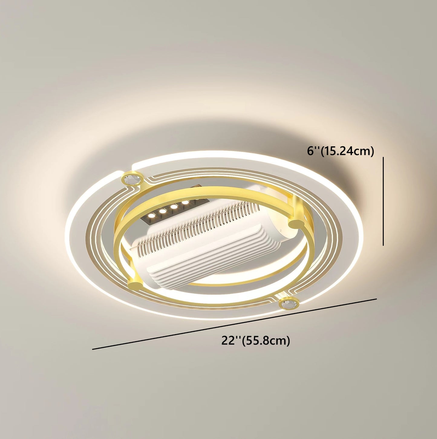 [TL215] Bladeless Ceiling Fan with LED Light ,Voltage:100V-120V & 220V-240V