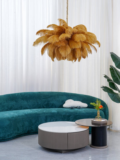 Ostrich Feather Chandeliers