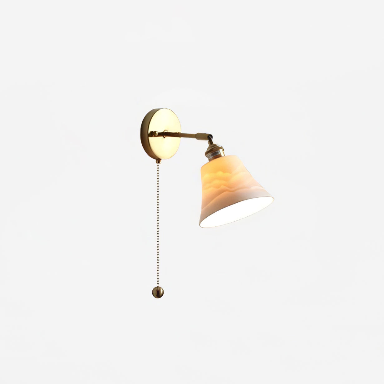 مصباح حائط سيراميكي مخروطي 