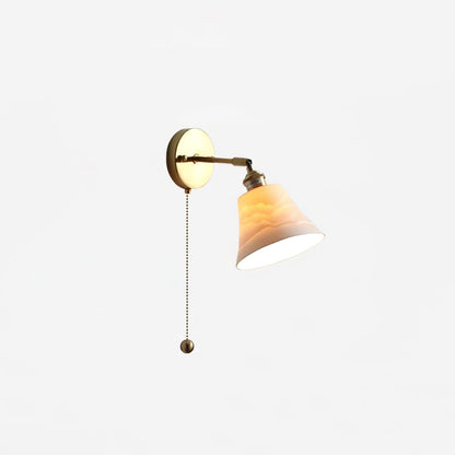 مصباح حائط سيراميكي مخروطي 