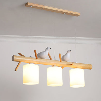 Birdy Wooden Pendant Lamp