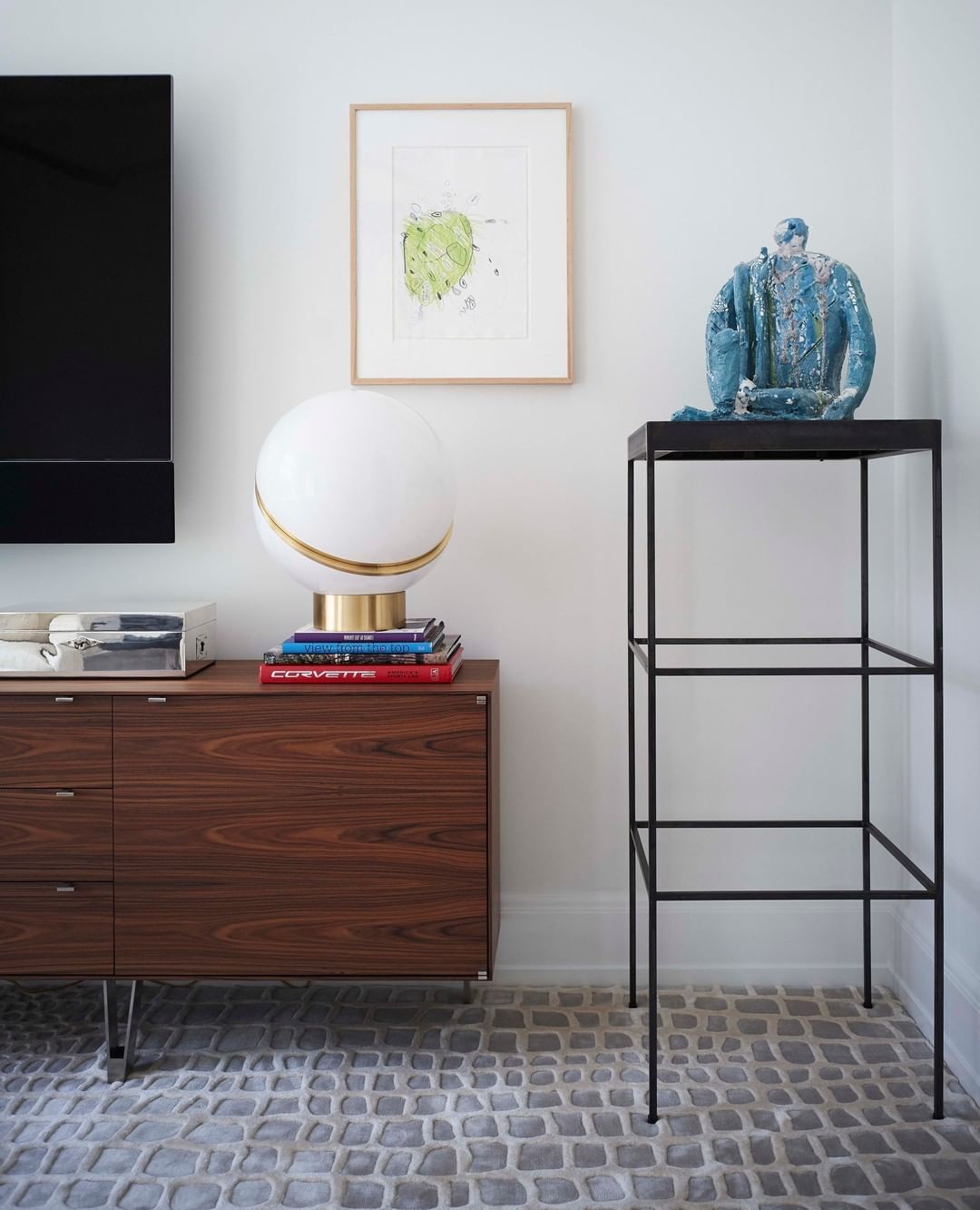 مصباح طاولة هلالي 