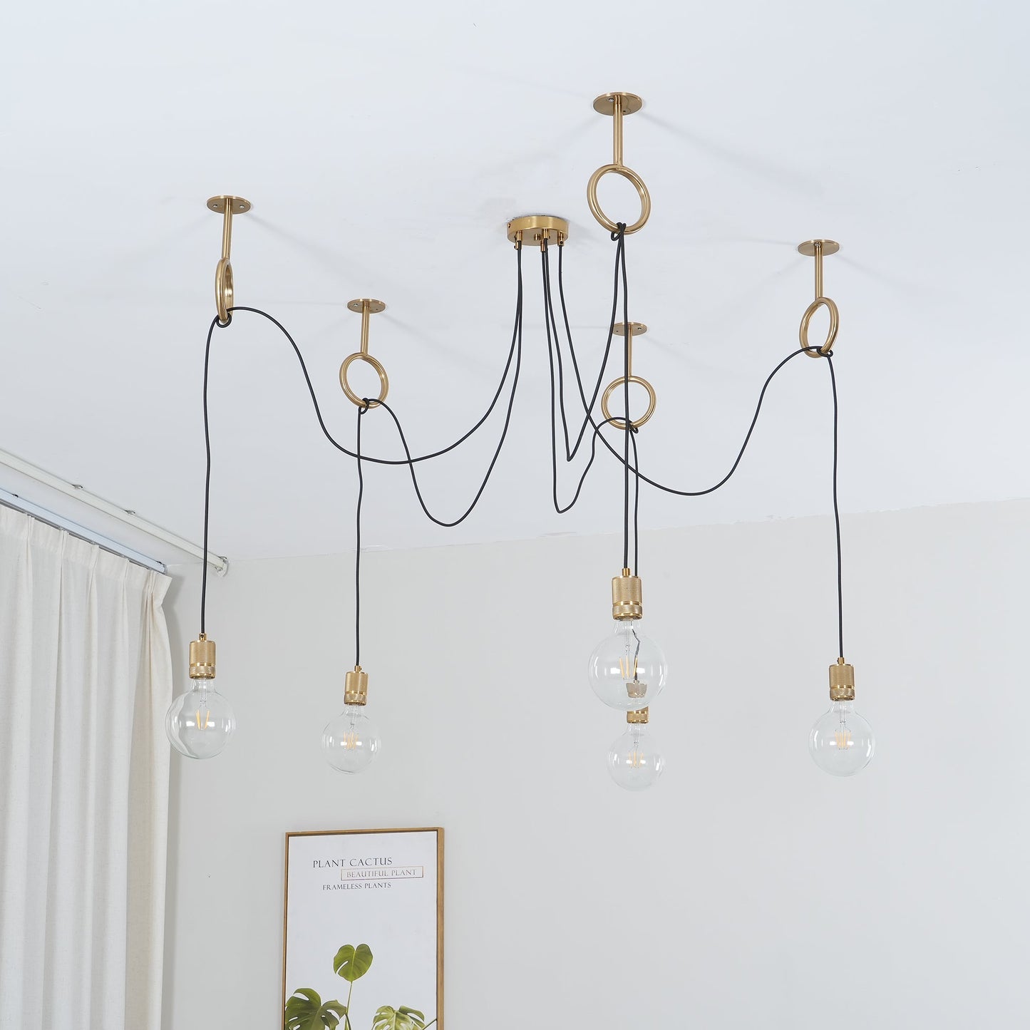 Industrial Spider Chandelier