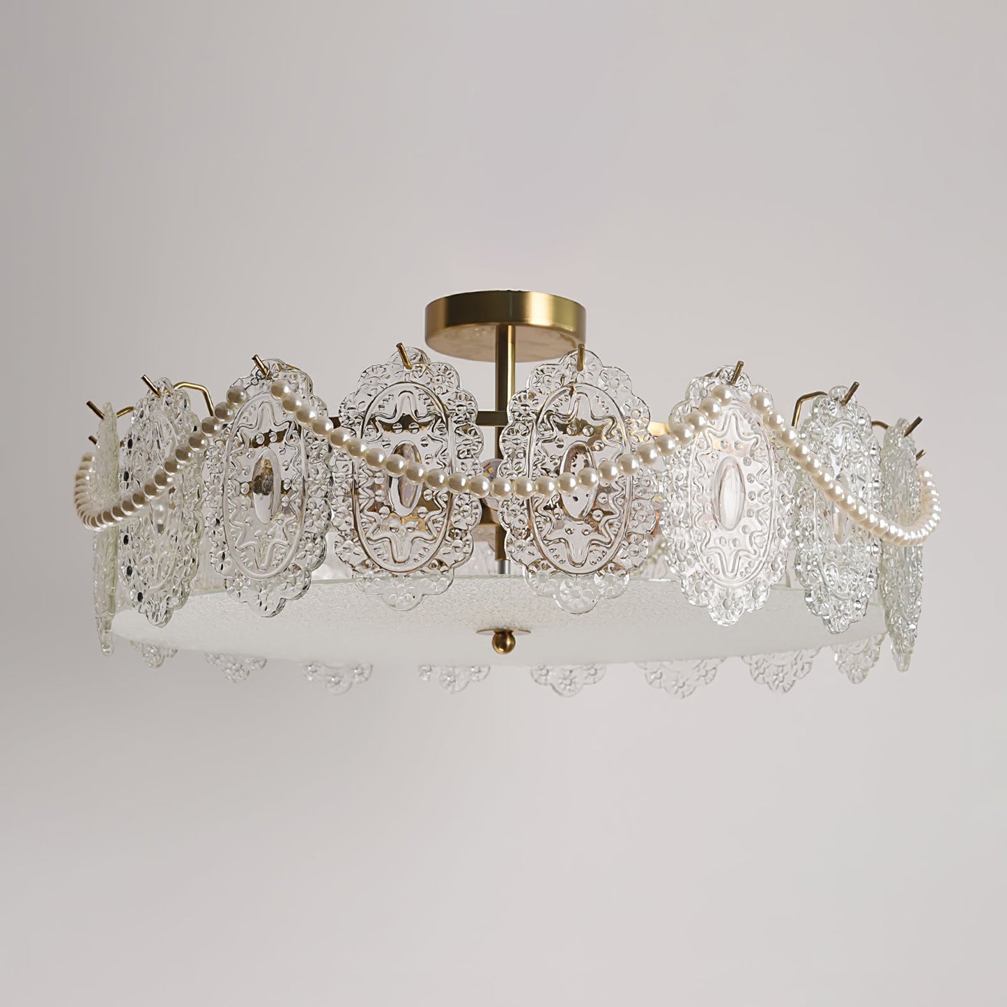 Drum Crystal Chandelier