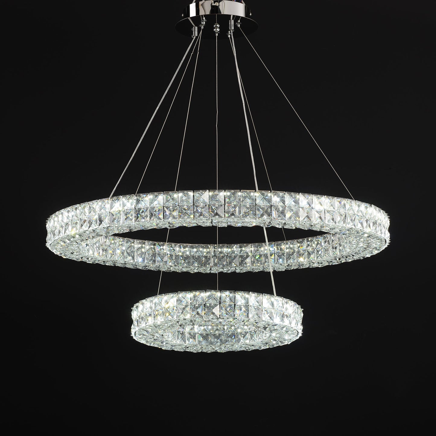 Asscher Ring Chandelier