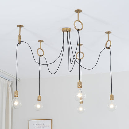 Industrial Spider Chandelier