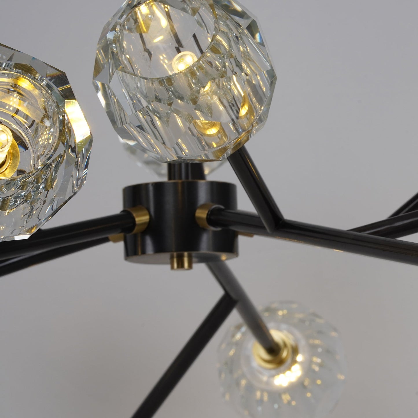 Crystal Ball Round Cluster Chandelier