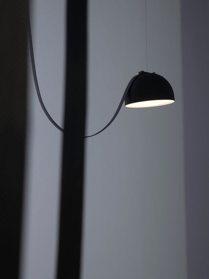 Plusminus Semispheres Leather Pendant Lamp