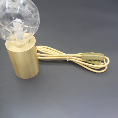 مصباح طاولة على شكل لمبة كريستالية 