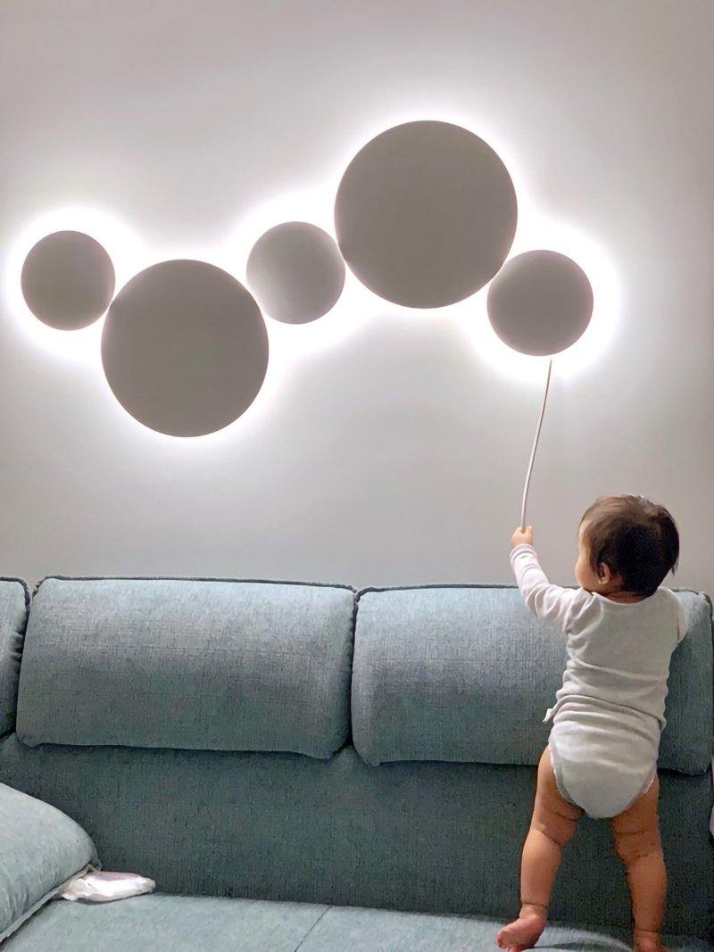 Puck Wall Art Wall Lamp