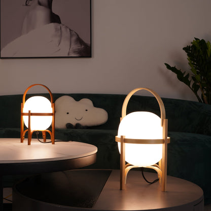 Lantern Glass Table Lamp