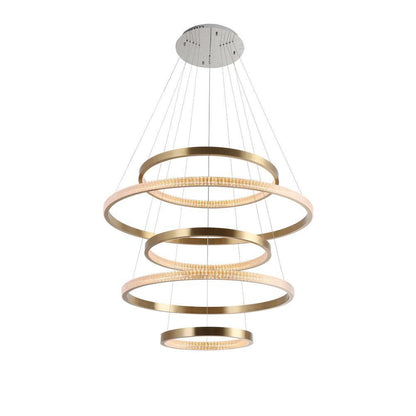 Ring Art Stairwell Chandelier