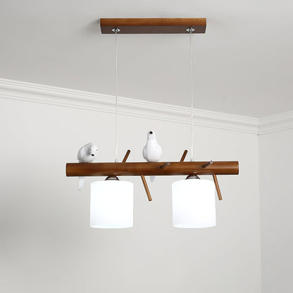 Birdy Wooden Pendant Lamp