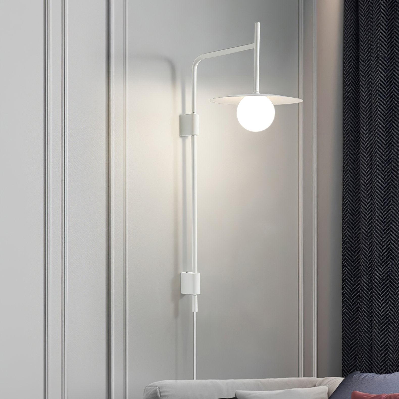 Gea Swing Arm Plug-in Wall Lamp