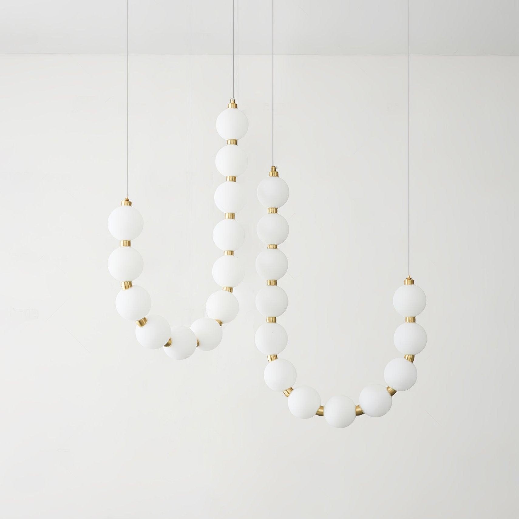 Acrylic Pearl Necklace Chandelier