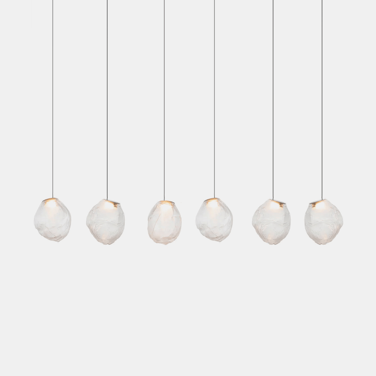 Liquid Glass Stone Pendant Light