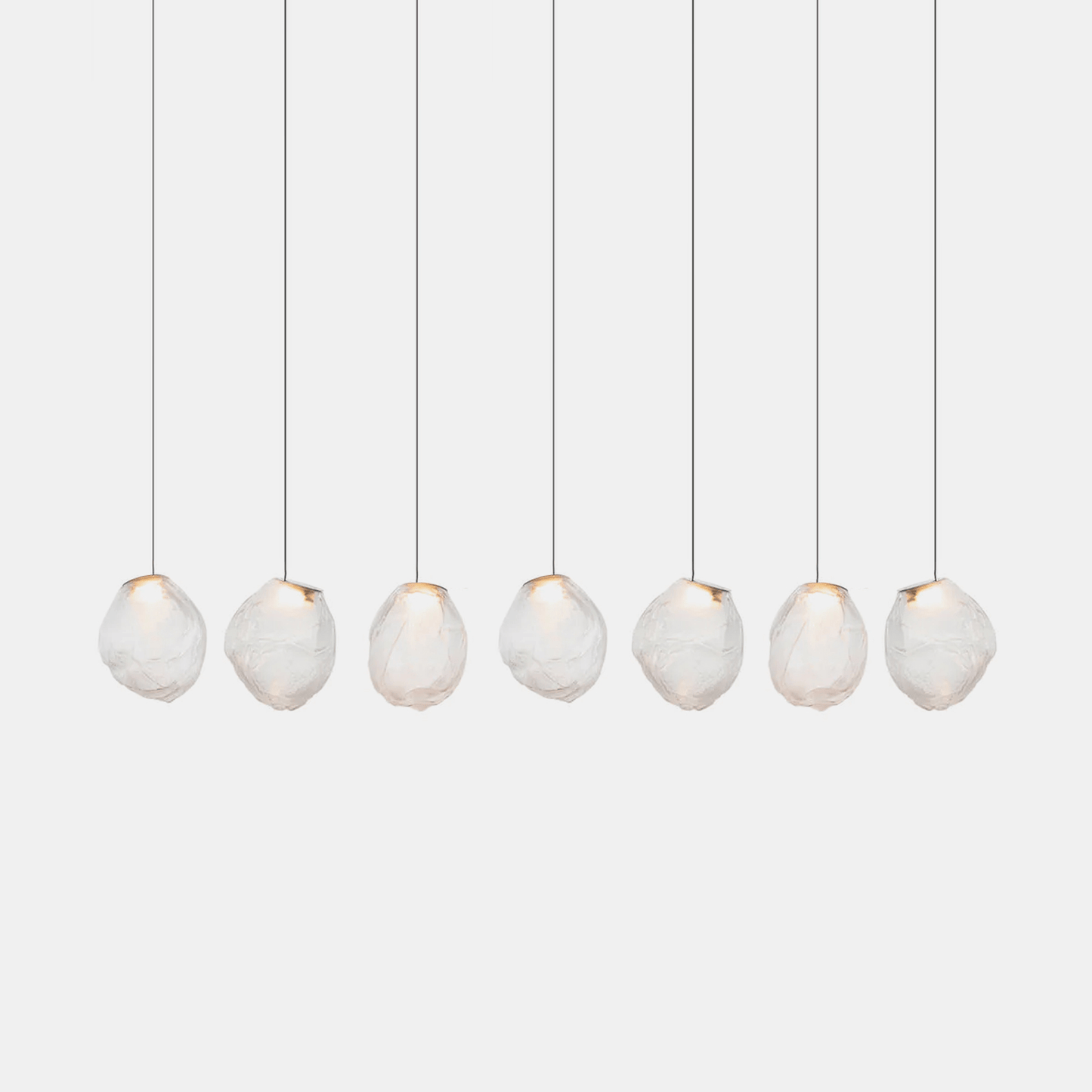 Liquid Glass Stone Pendant Light