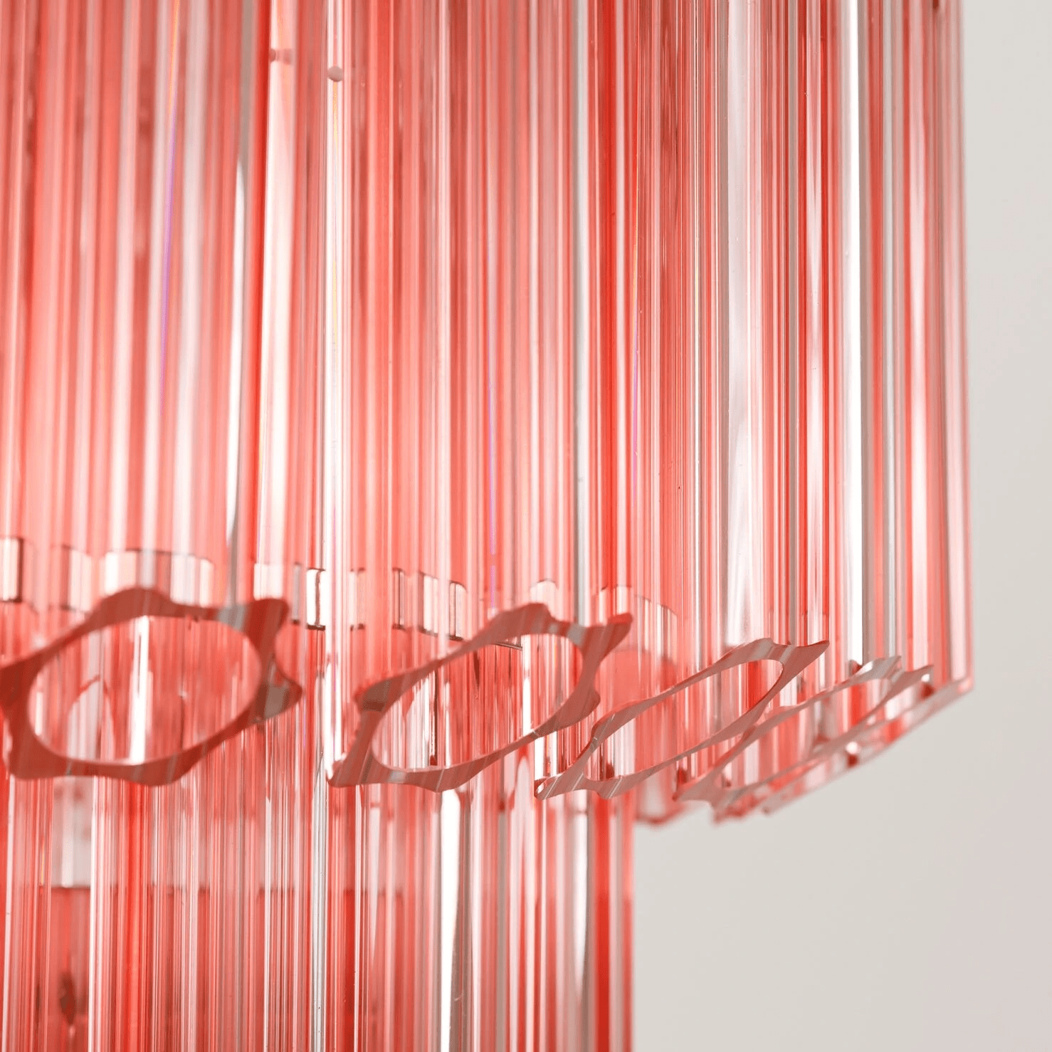 Pink Palermo Murano Chandelier