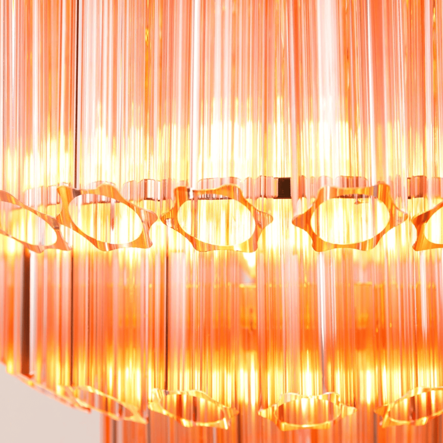 Pink Palermo Murano Chandelier