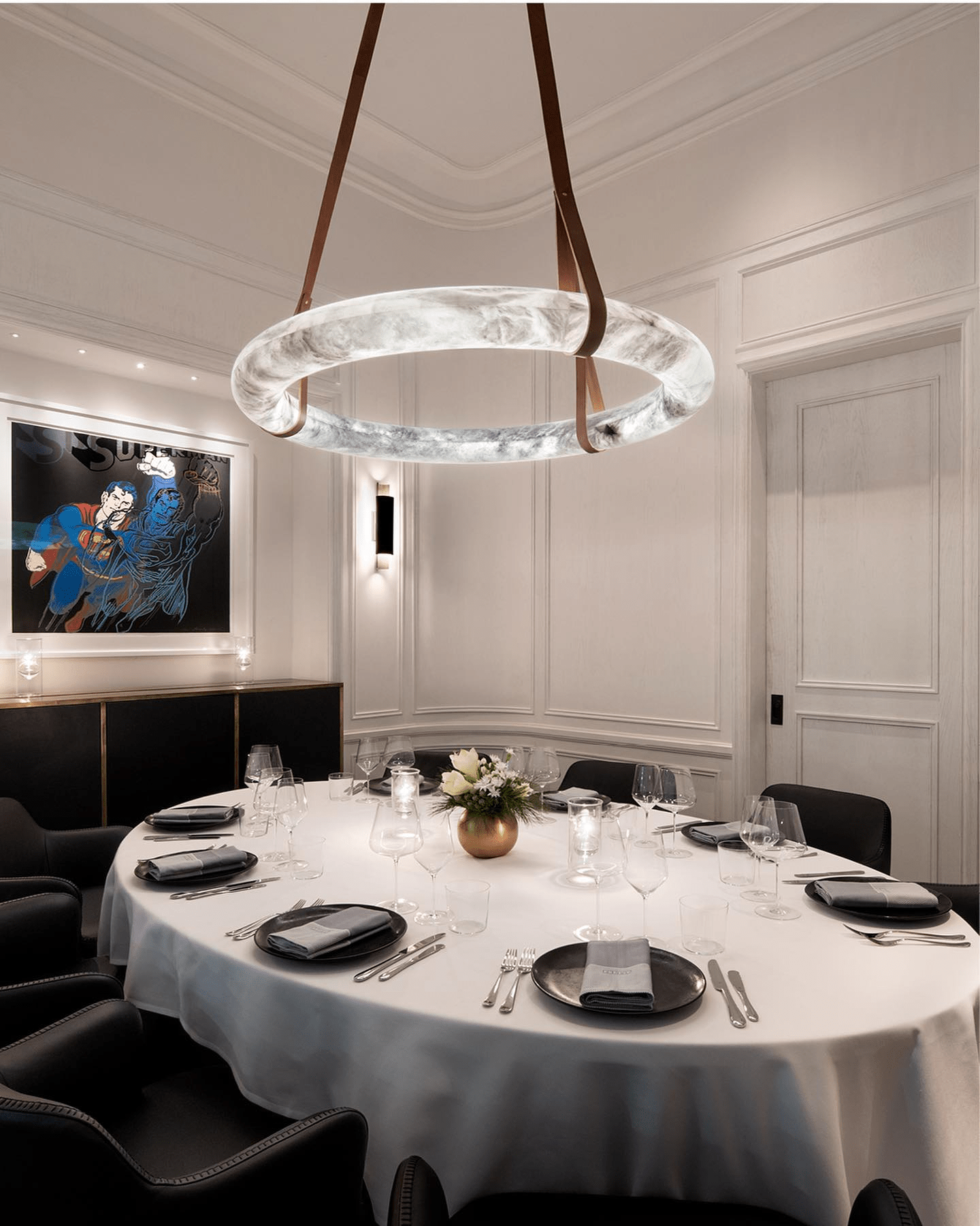Oslo Alabaster Pendant Light A