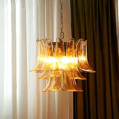 Murano Glass Petals Chandelier