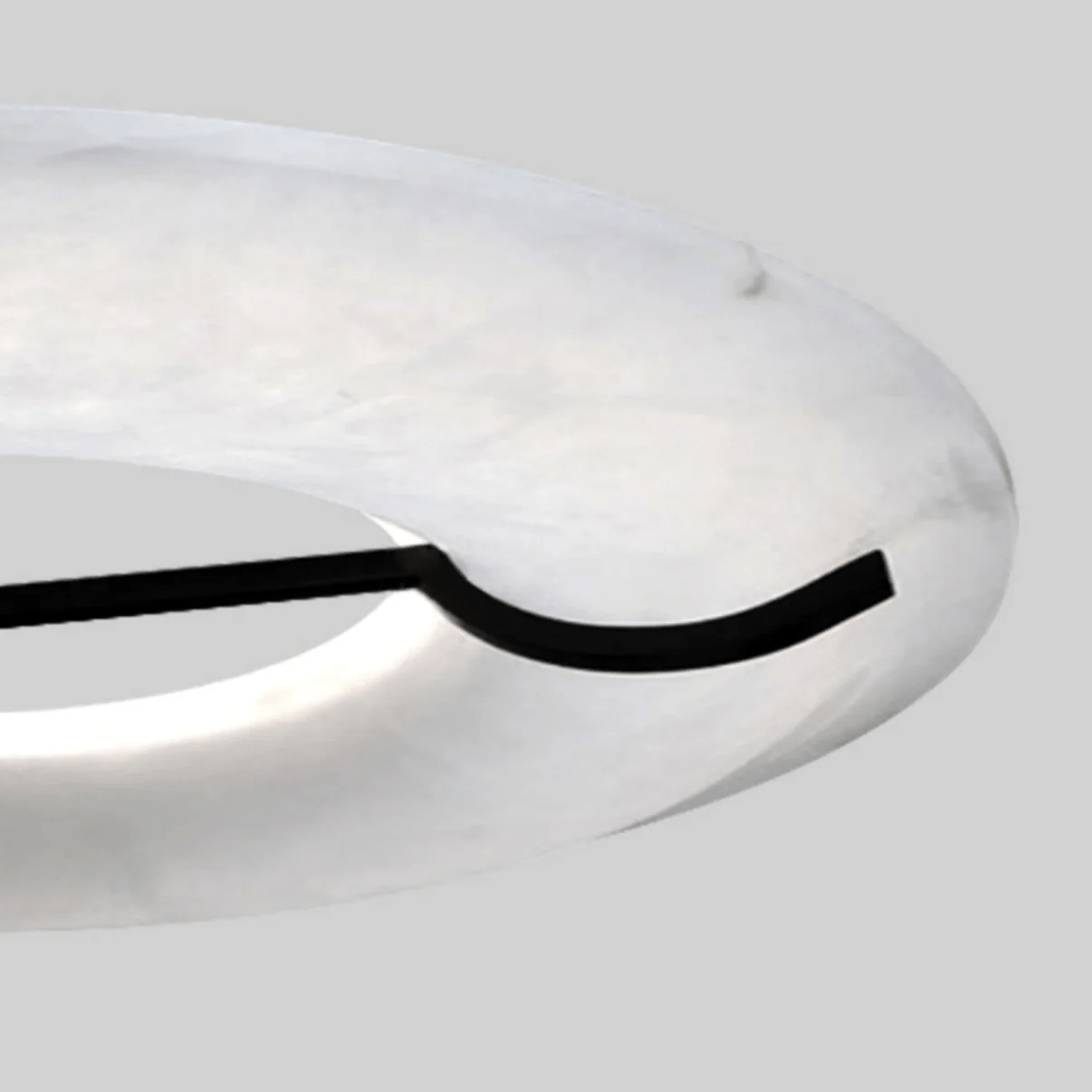 Carve Alabaster Pendant Light