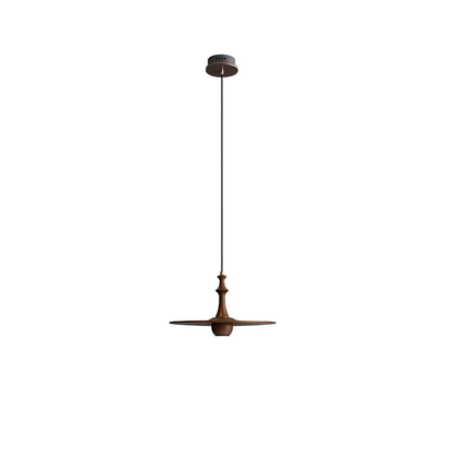 Wooden Spin Pendant Light