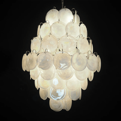 Rosa Murano Glass Chandelier