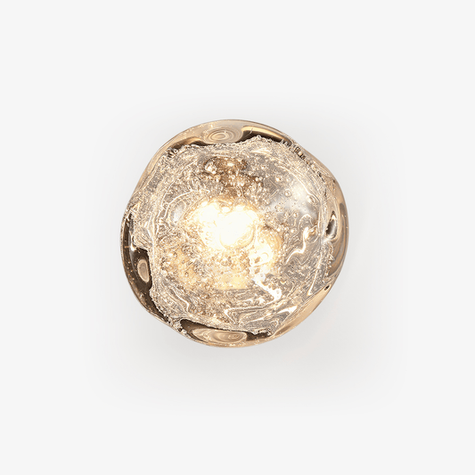 Orrin Molten Glass Wall Light