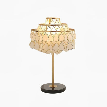 Teardrops Shell Table Lamp