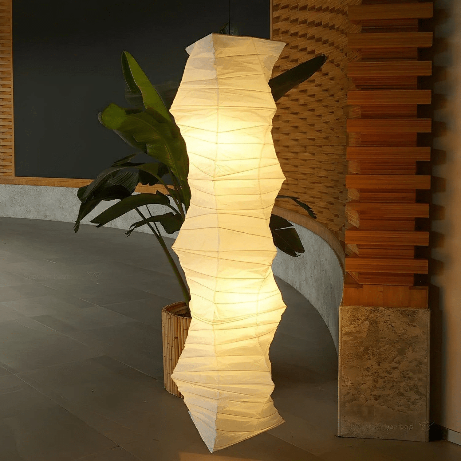Washi Paper 33N Swag Pendant Light