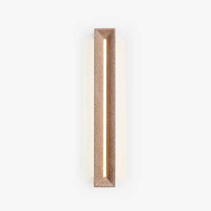 Solace Travertine Beam Wall Light
