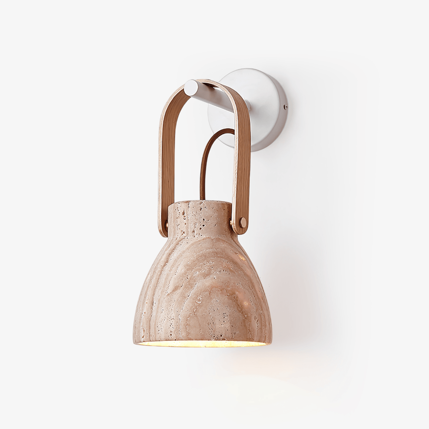 Lanta Arc Stone Sconce