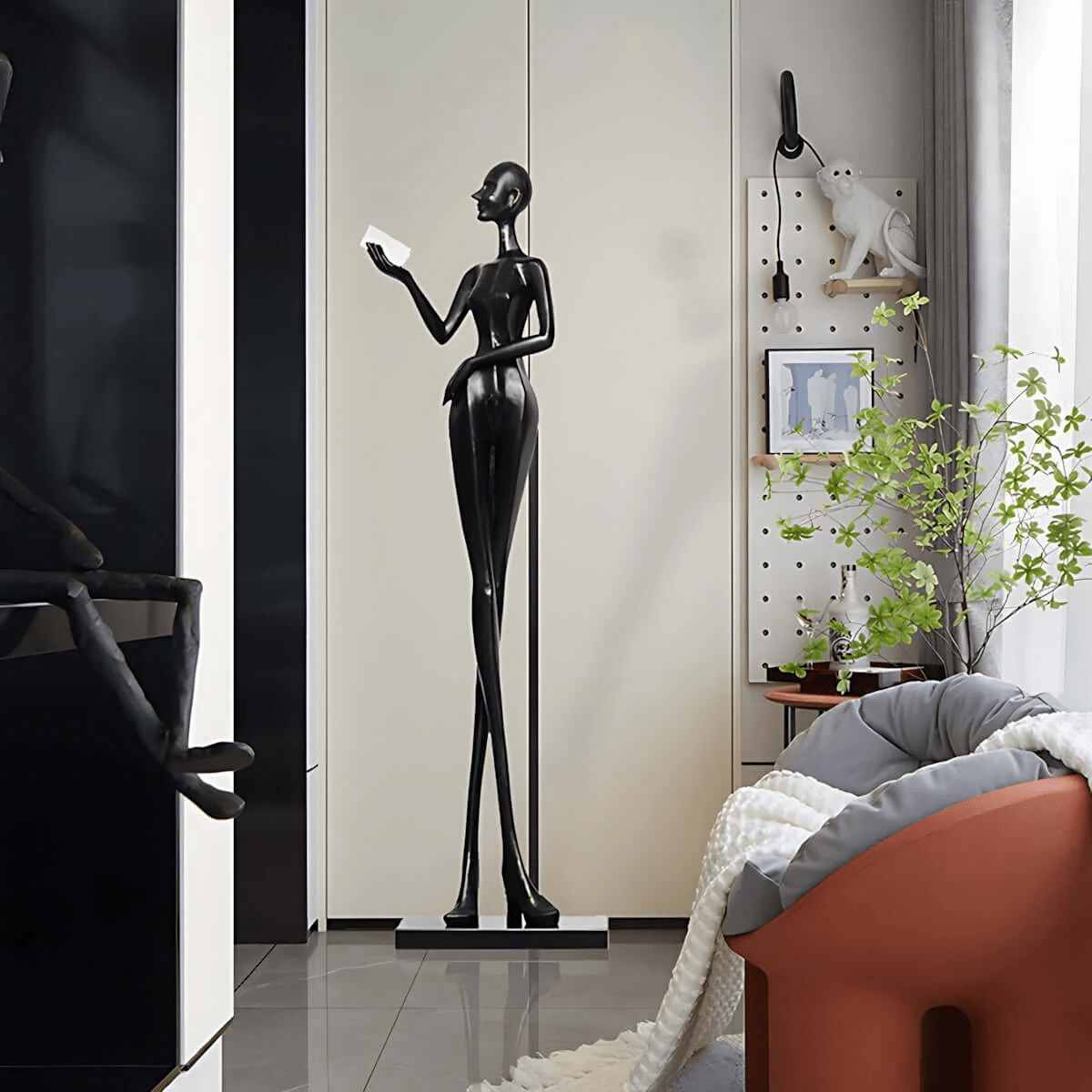 Elegant Lady Sculpture Ornaments