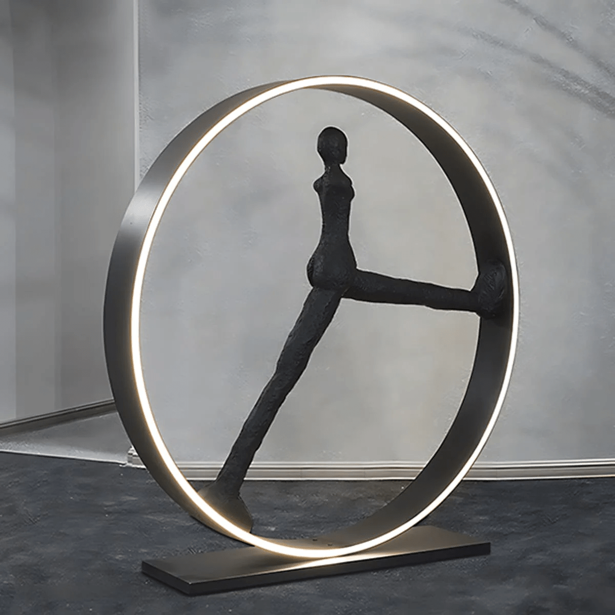 Time Walker Sculpture Floor Lamp