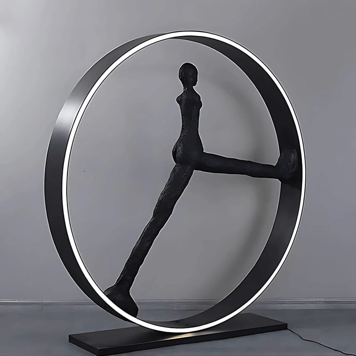 Time Walker Sculpture Floor Lamp