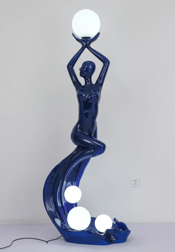 Mermaid Sculpture Floor Lamp