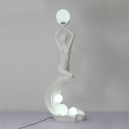 Mermaid Sculpture Floor Lamp