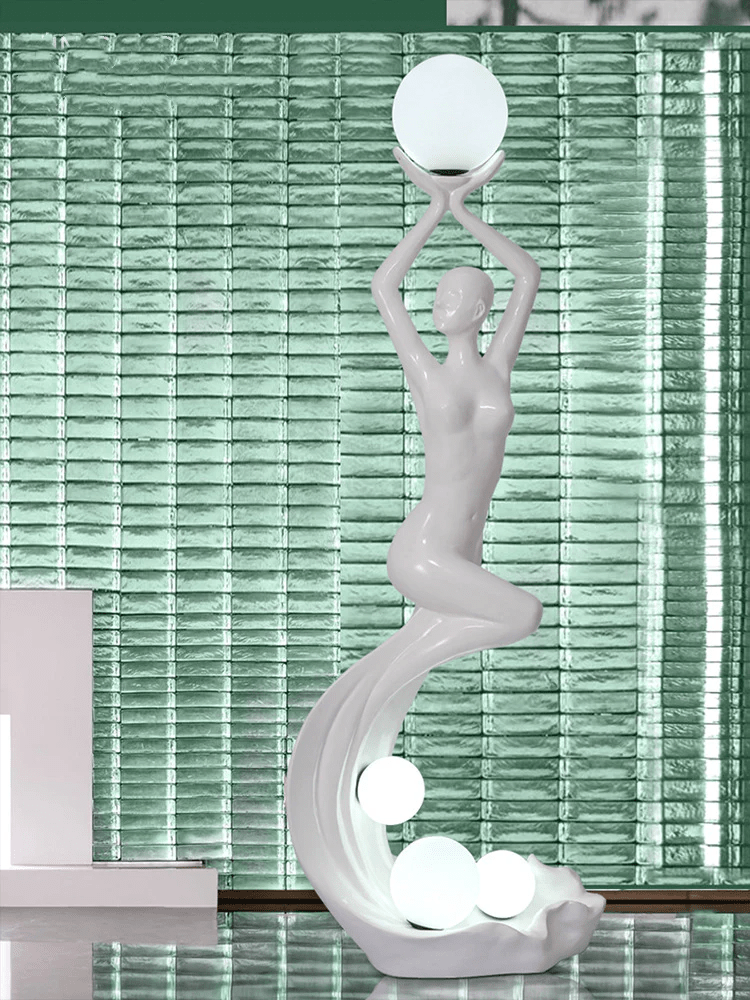 Mermaid Sculpture Floor Lamp