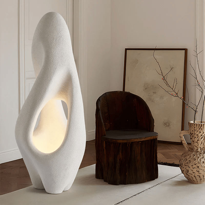 Wabi-Sabi White Floor Lamp