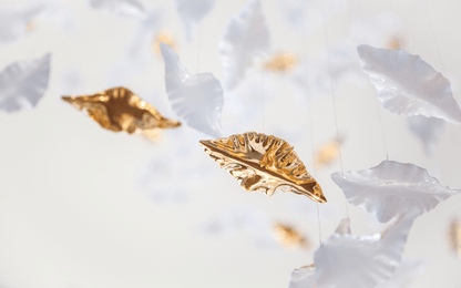 Leaf Twisted Sculptural Customize Chandelier